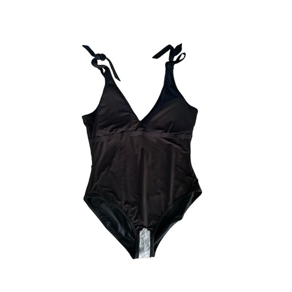 J. Crew Factory One Piece Black Swimsuit, Size XL - Picture 5 of 8